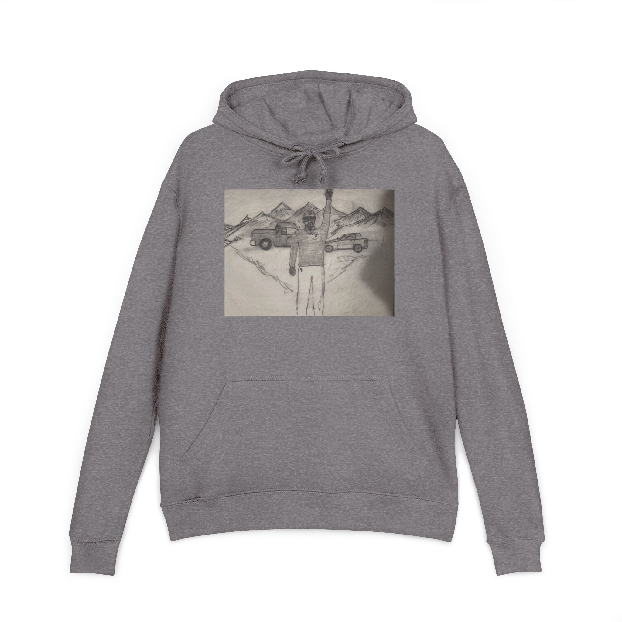 Adventure Graphic Hoodie — 'Creep & Thrive Proud Cousins' Vintage Mountain Design - Image 21