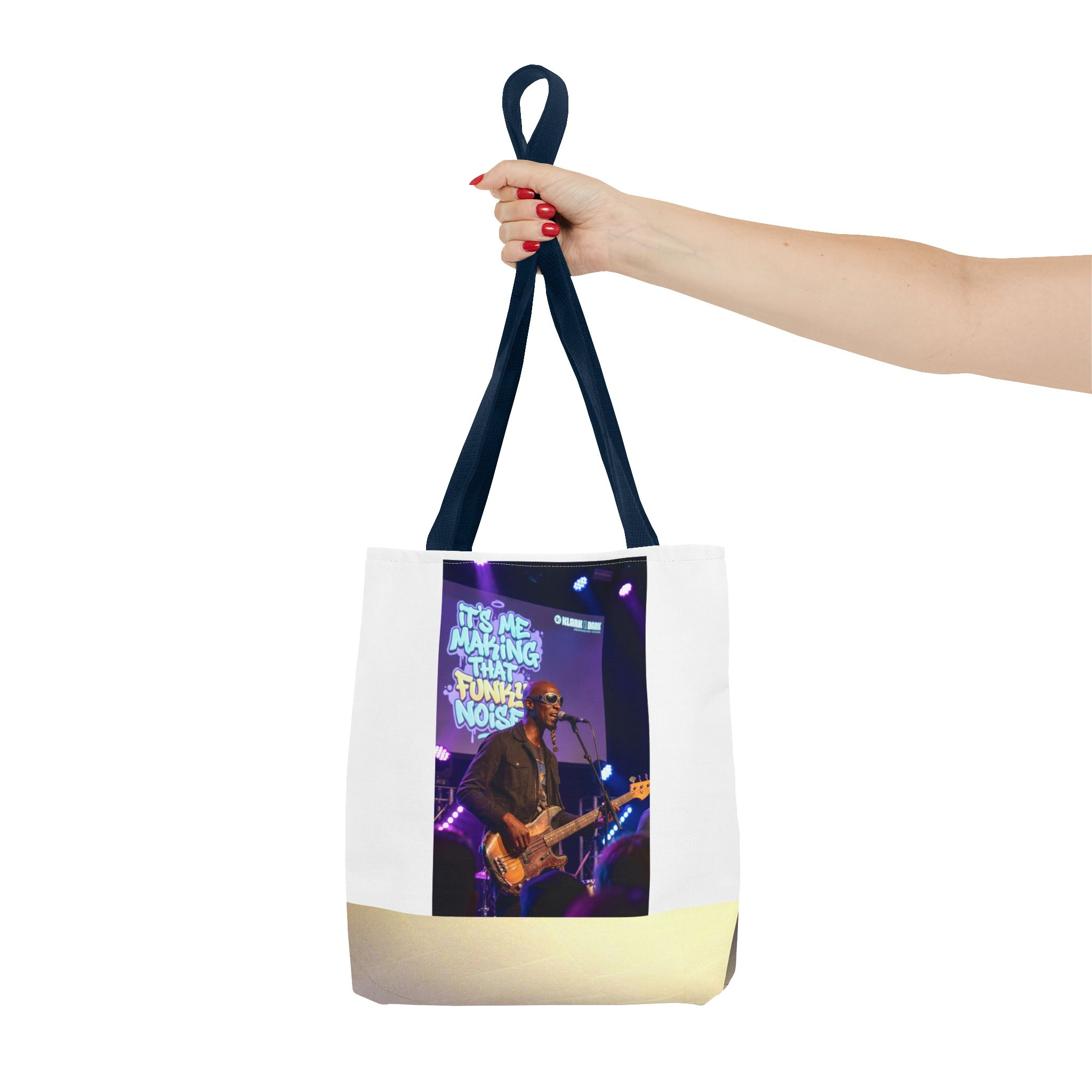 Live Music Photo Tote Bag — 'It's Me Making That Funky Noise' Concert Graphic - Image 20