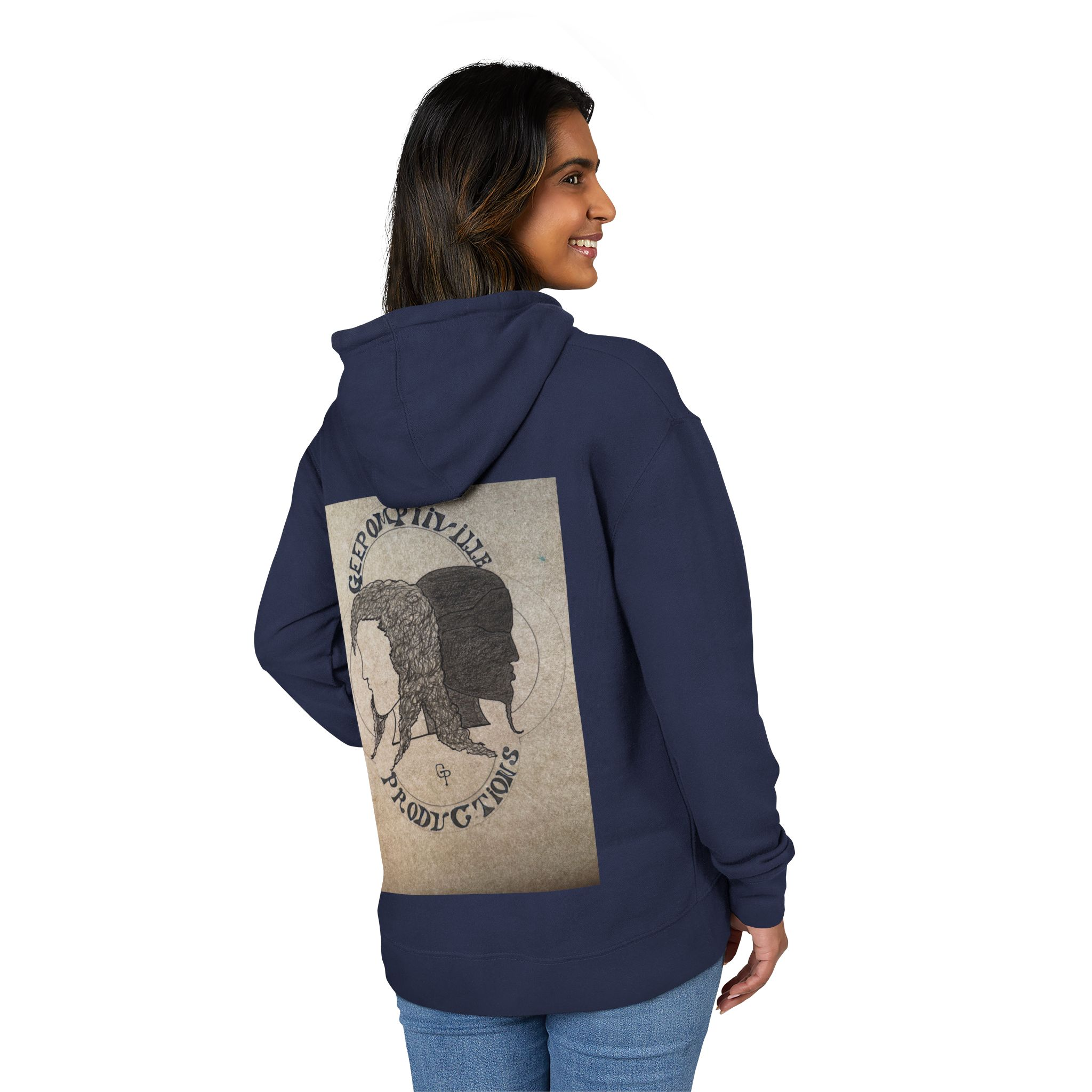 Adventure Graphic Hoodie — 'Creep & Thrive Proud Cousins' Vintage Mountain Design - Image 16