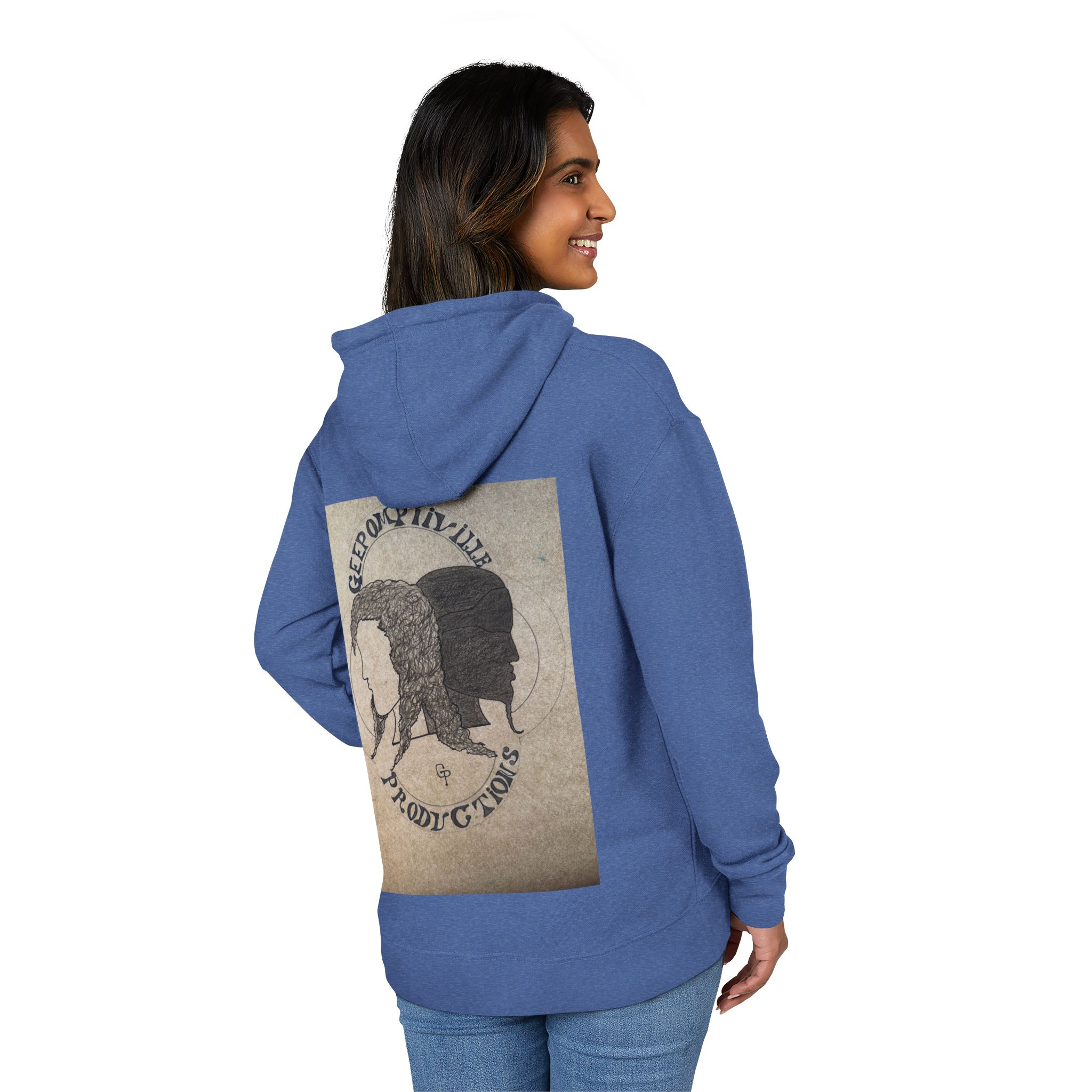 Adventure Graphic Hoodie — 'Creep & Thrive Proud Cousins' Vintage Mountain Design - Image 12