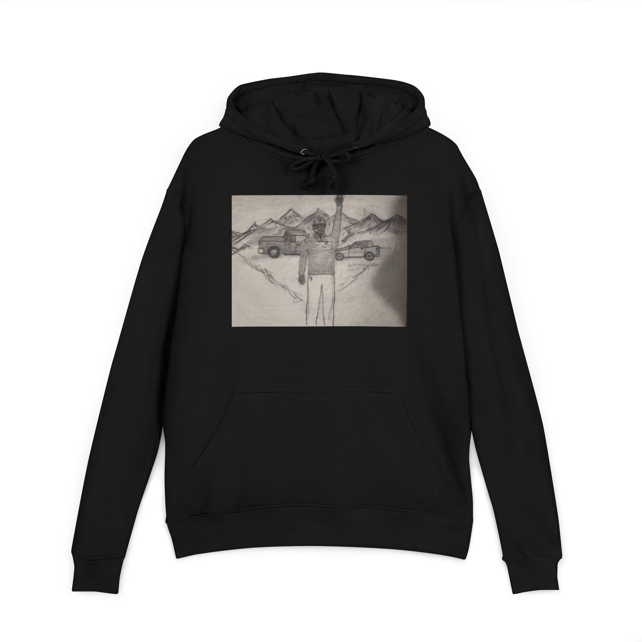 Adventure Graphic Hoodie — 'Creep & Thrive Proud Cousins' Vintage Mountain Design - Image 5