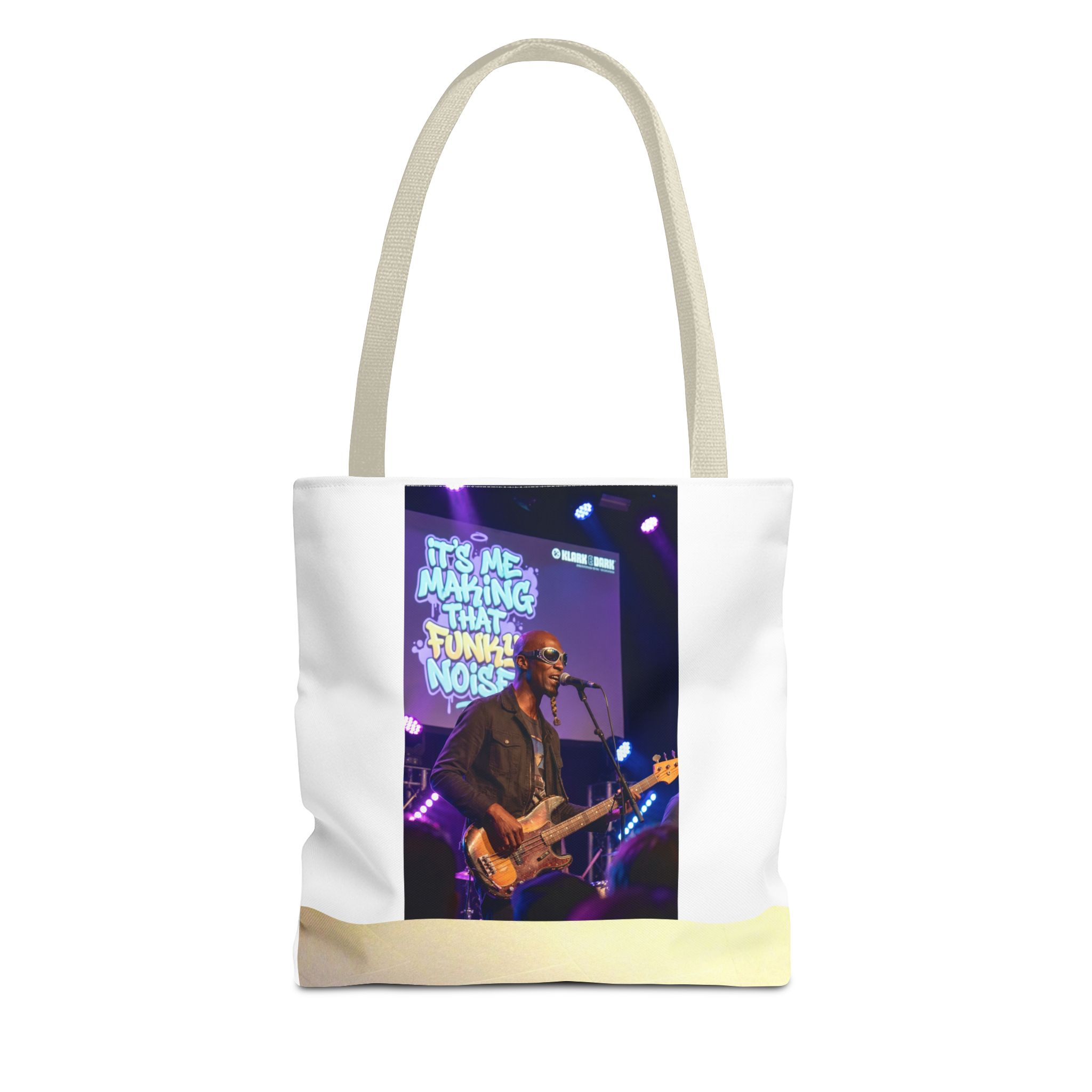 Live Music Photo Tote Bag — 'It's Me Making That Funky Noise' Concert Graphic - Image 13
