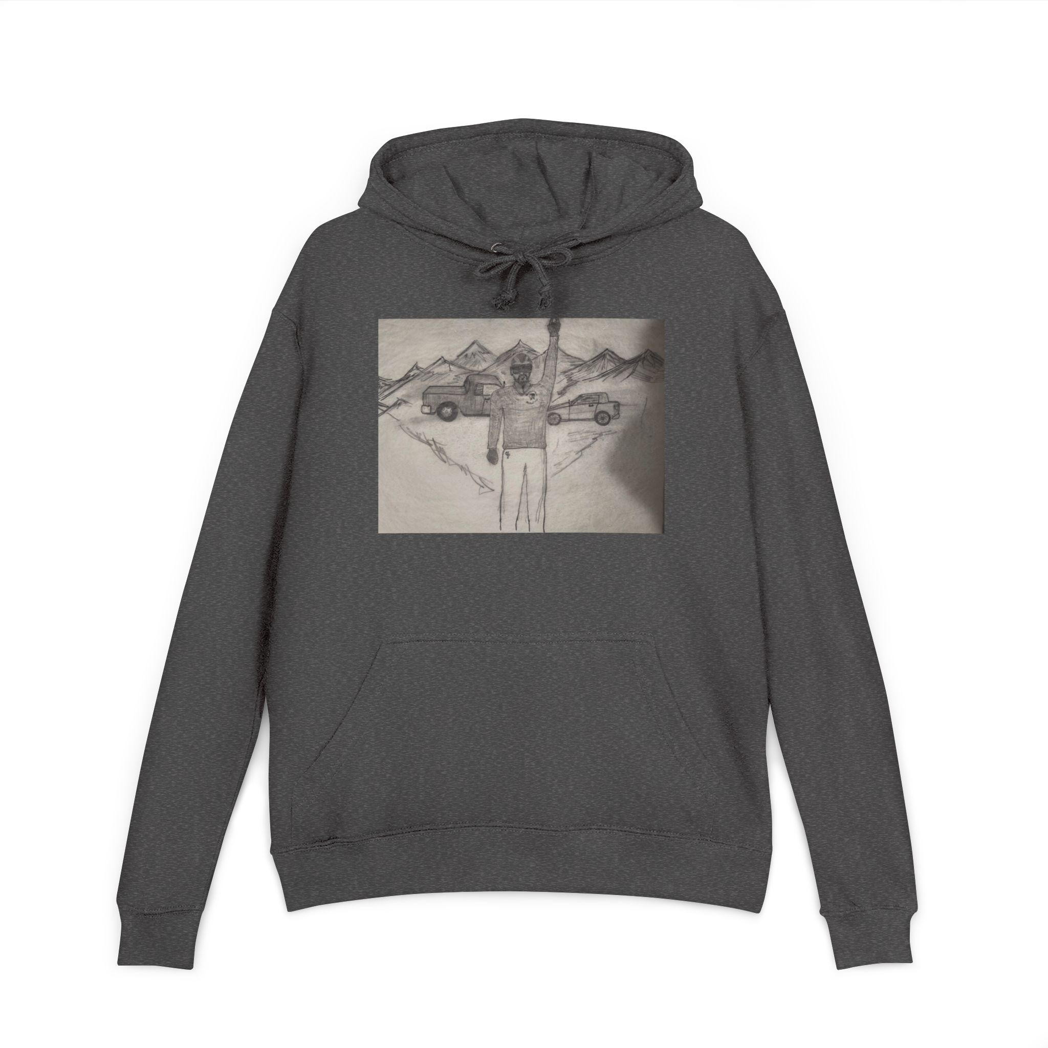 Adventure Graphic Hoodie — 'Creep & Thrive Proud Cousins' Vintage Mountain Design