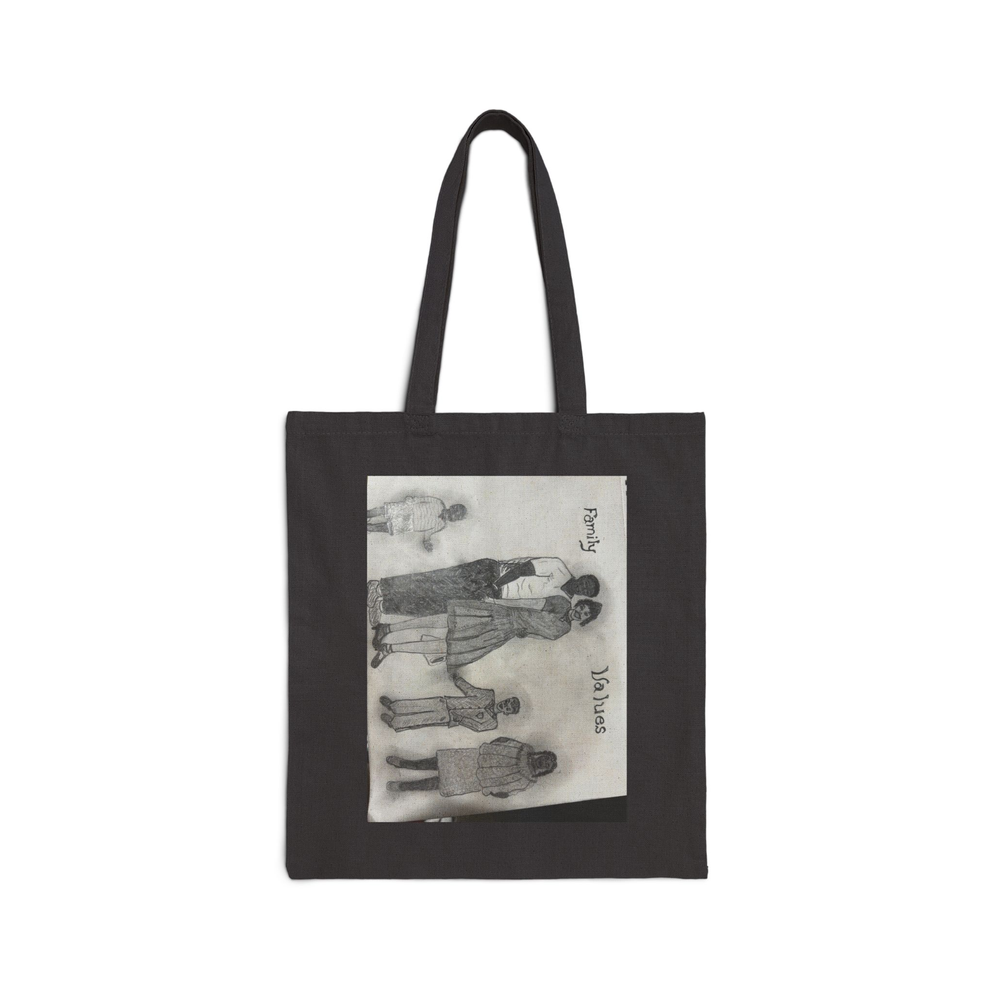 Vintage Family Photo Tote Bag — Personalized Retro Canvas Tote - Image 5