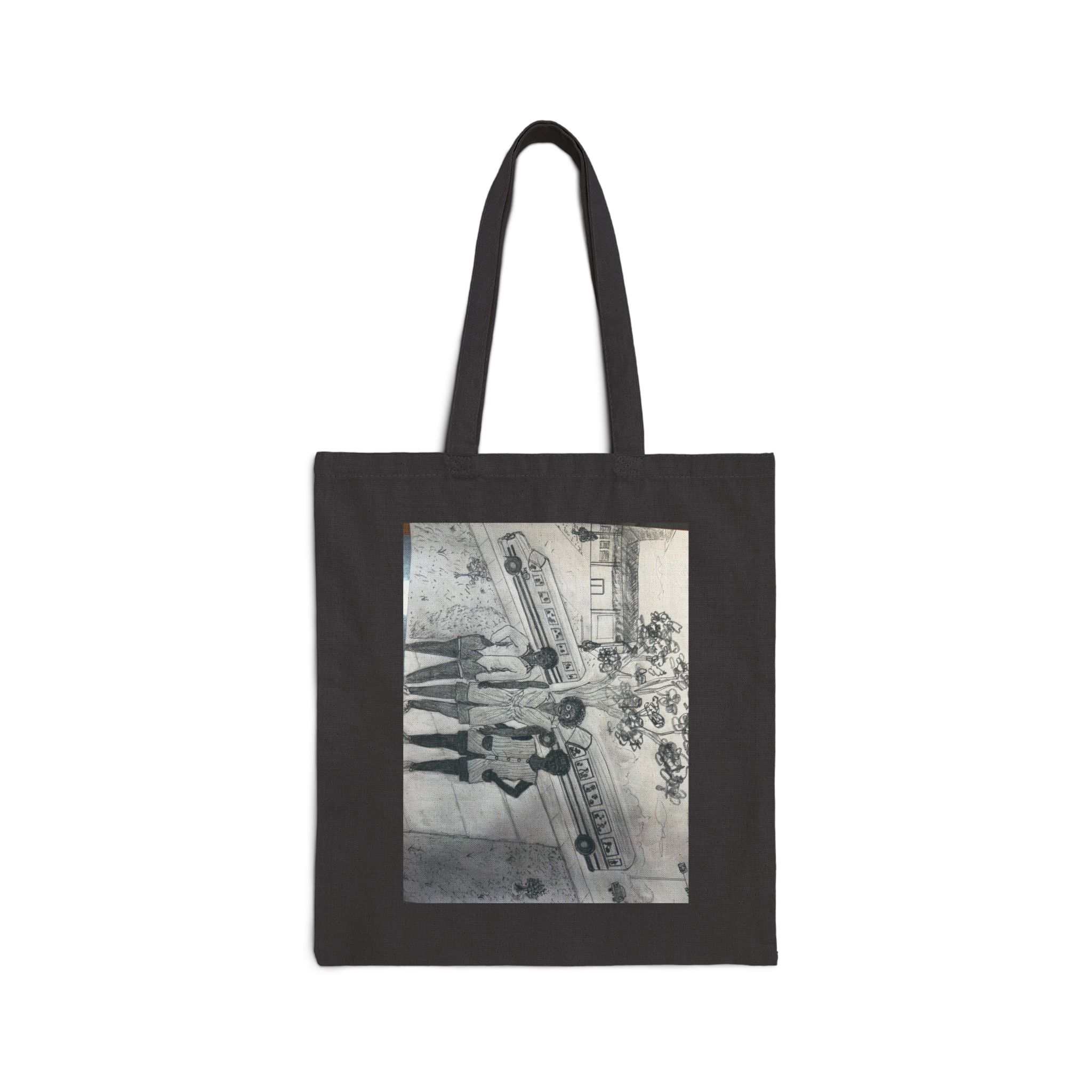 Vintage Family Photo Tote Bag — Personalized Retro Canvas Tote - Image 6