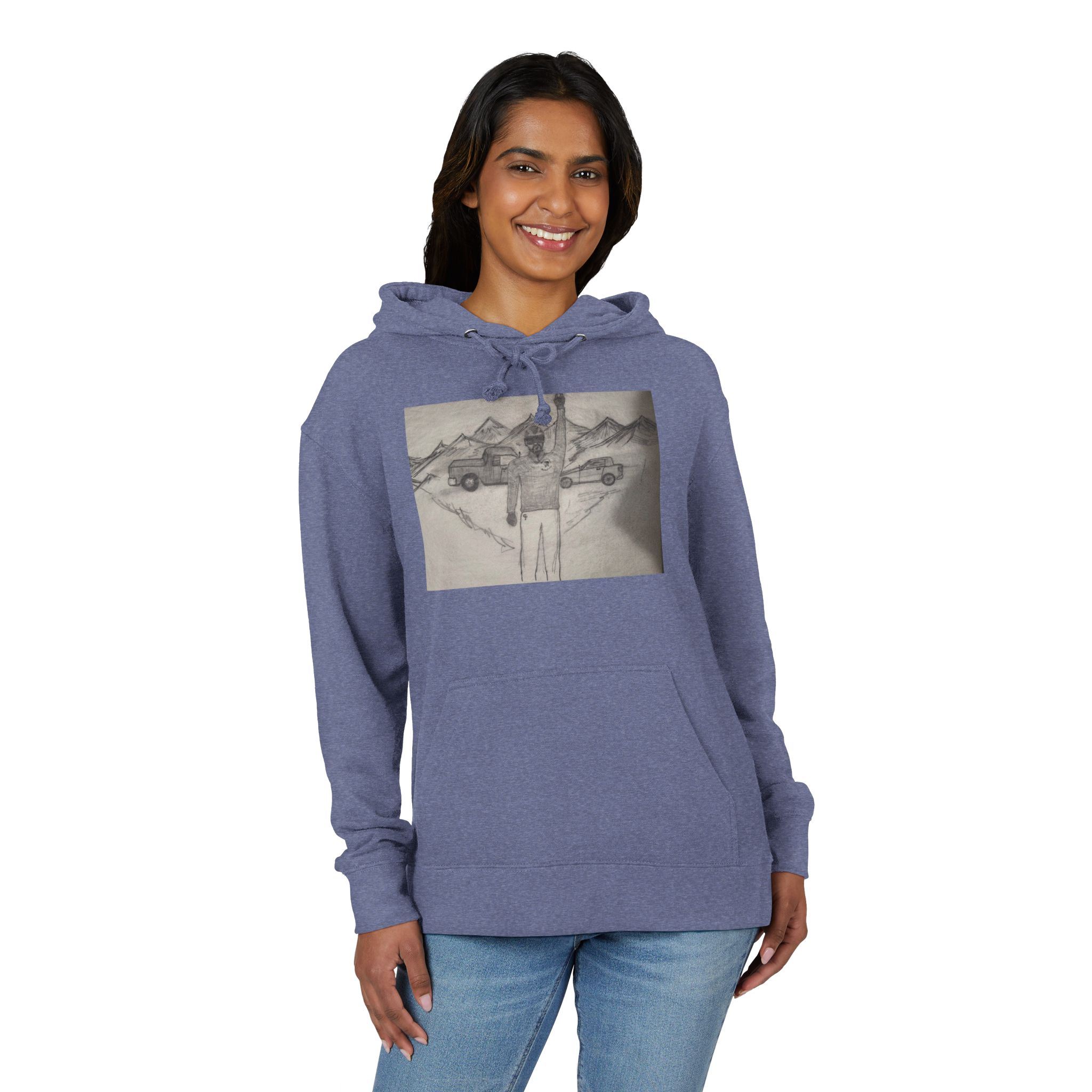 Adventure Graphic Hoodie — 'Creep & Thrive Proud Cousins' Vintage Mountain Design - Image 19