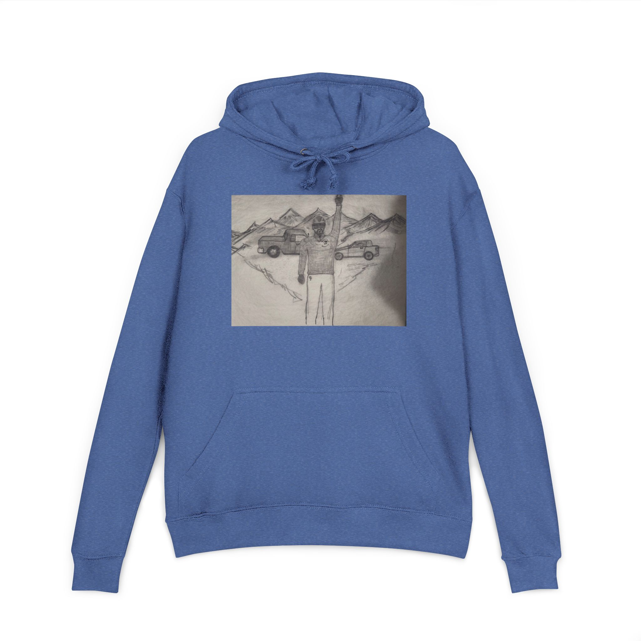 Adventure Graphic Hoodie — 'Creep & Thrive Proud Cousins' Vintage Mountain Design - Image 9