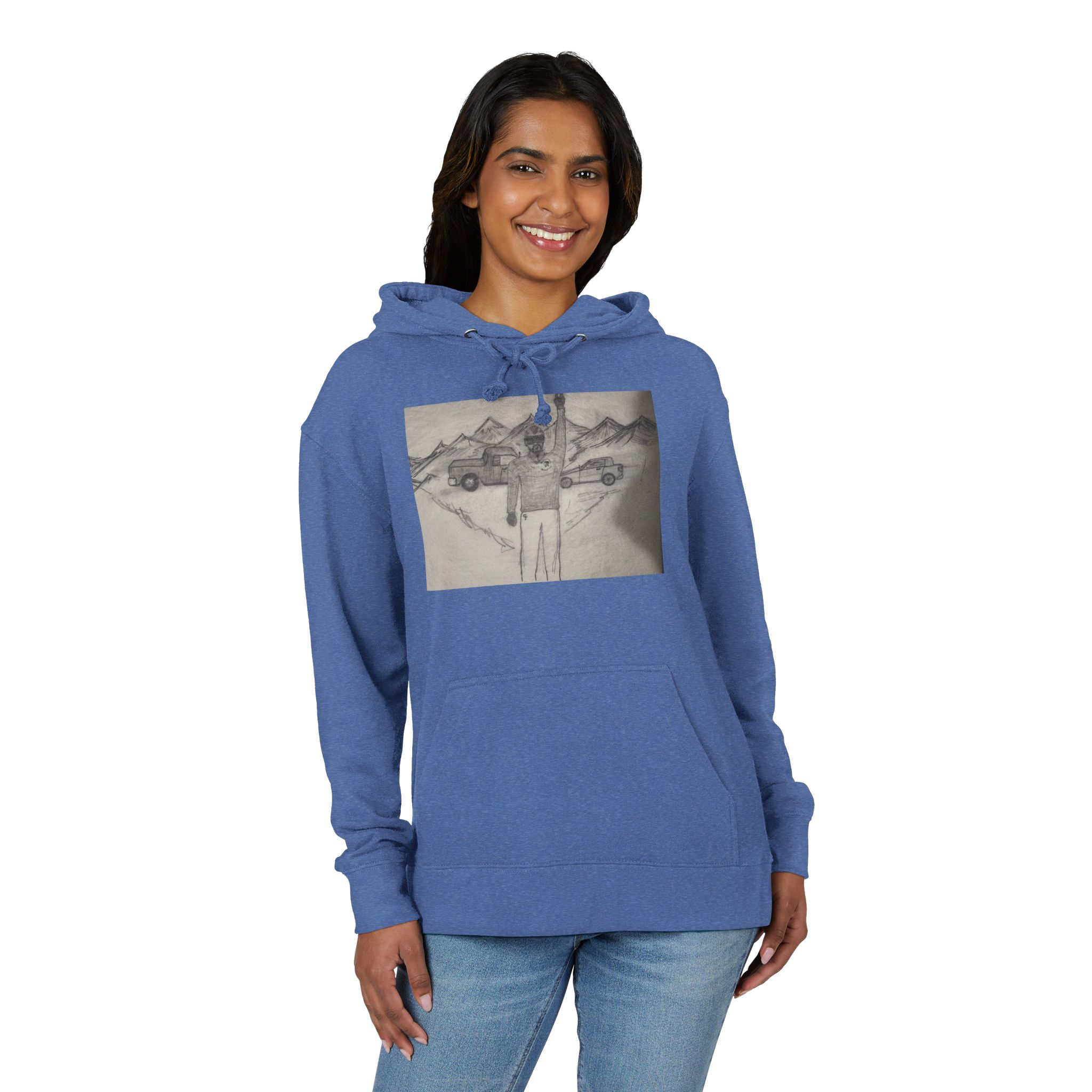 Adventure Graphic Hoodie — 'Creep & Thrive Proud Cousins' Vintage Mountain Design - Image 11
