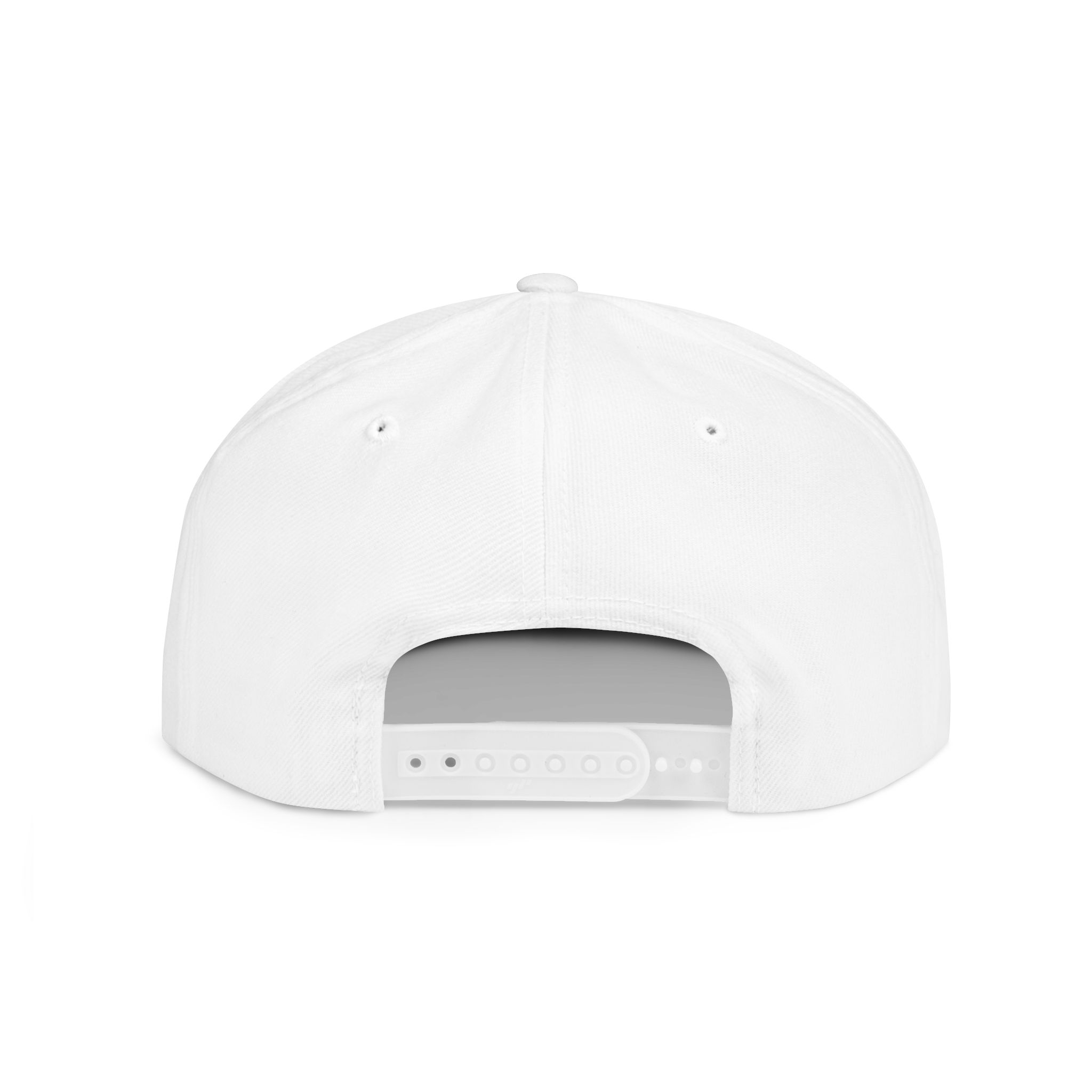 Snapback Hat — Abstract Ocean Wave Block Design - Image 2