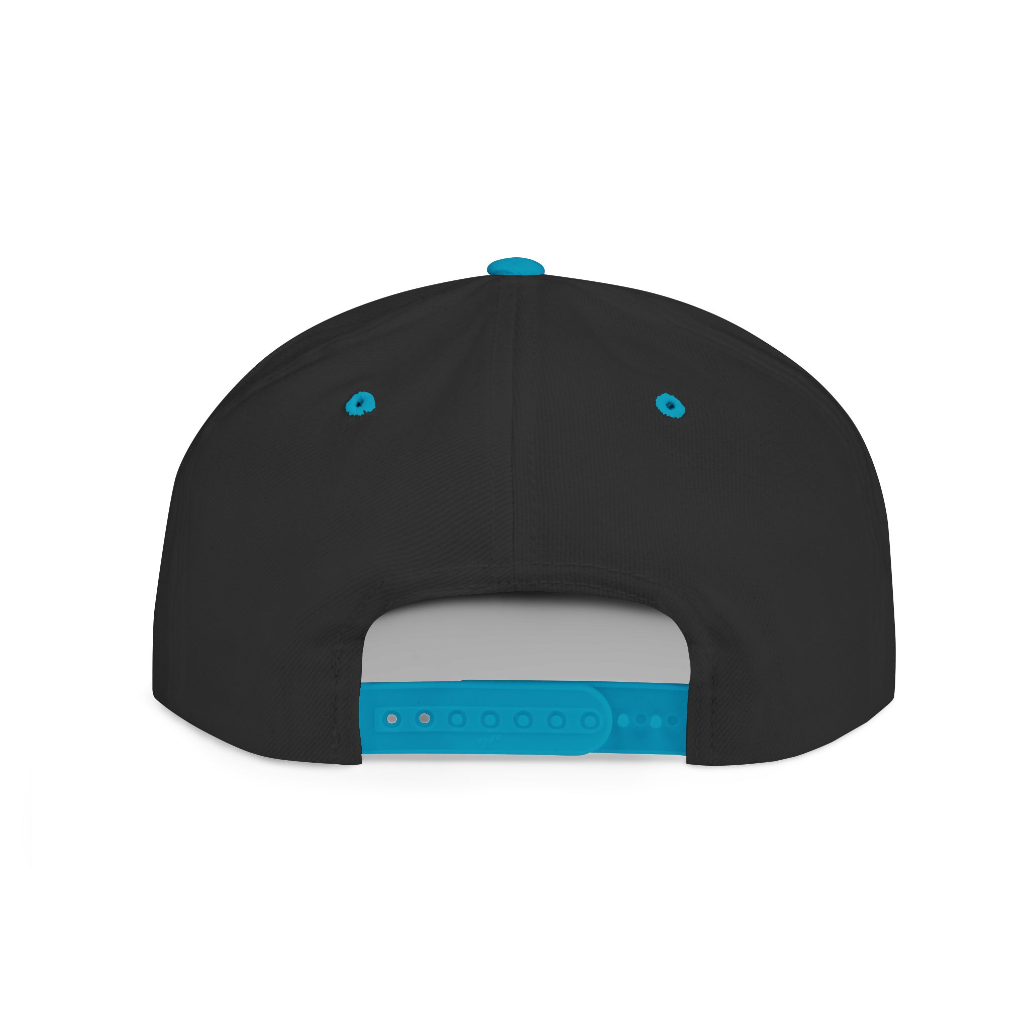Snapback Hat — Abstract Ocean Wave Block Design - Image 42