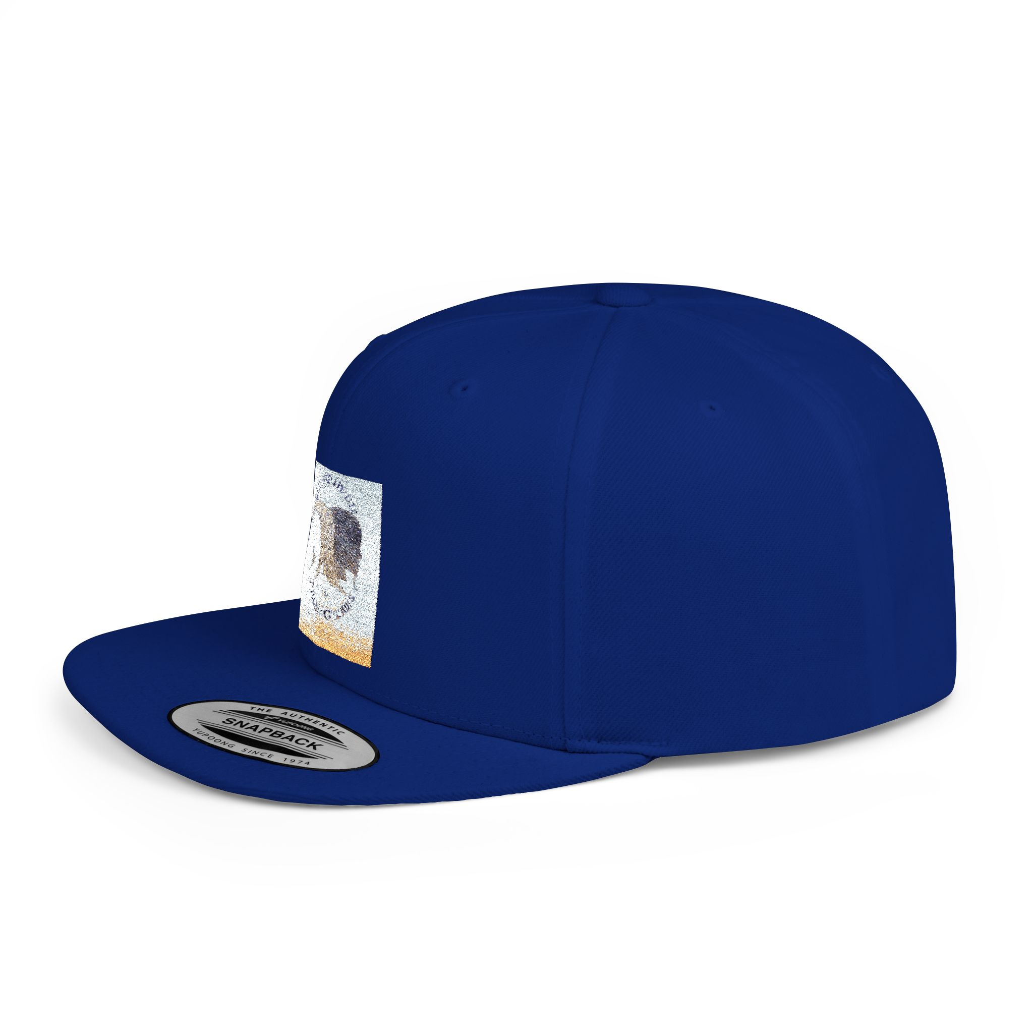 Snapback Hat — Abstract Ocean Wave Block Design - Image 7