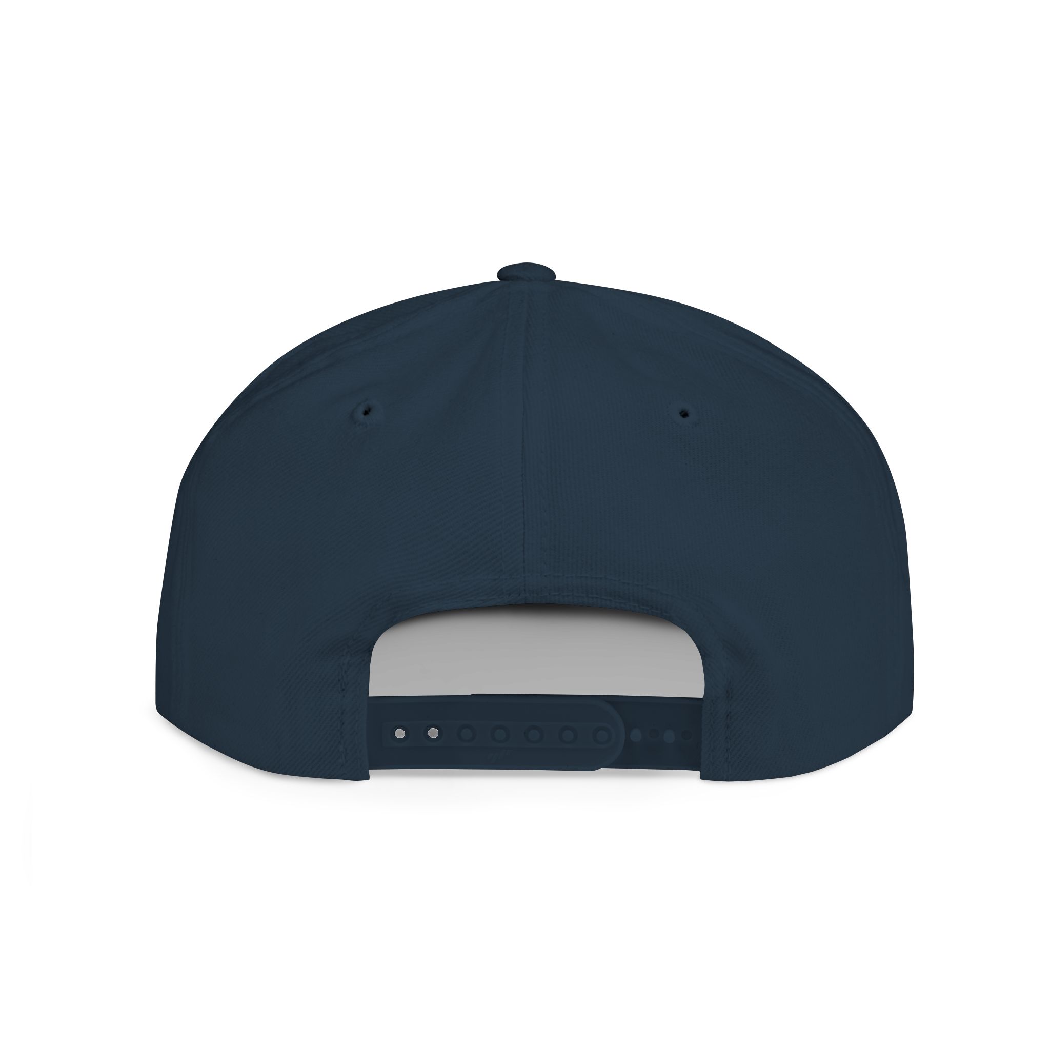 Snapback Hat — Abstract Ocean Wave Block Design - Image 10