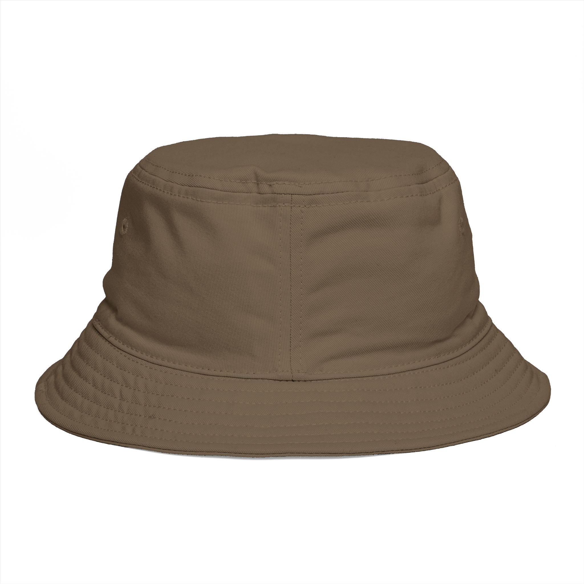 Vintage Map Patch Bucket Hat — Rustic Brown Explorer Sun Hat - Image 14