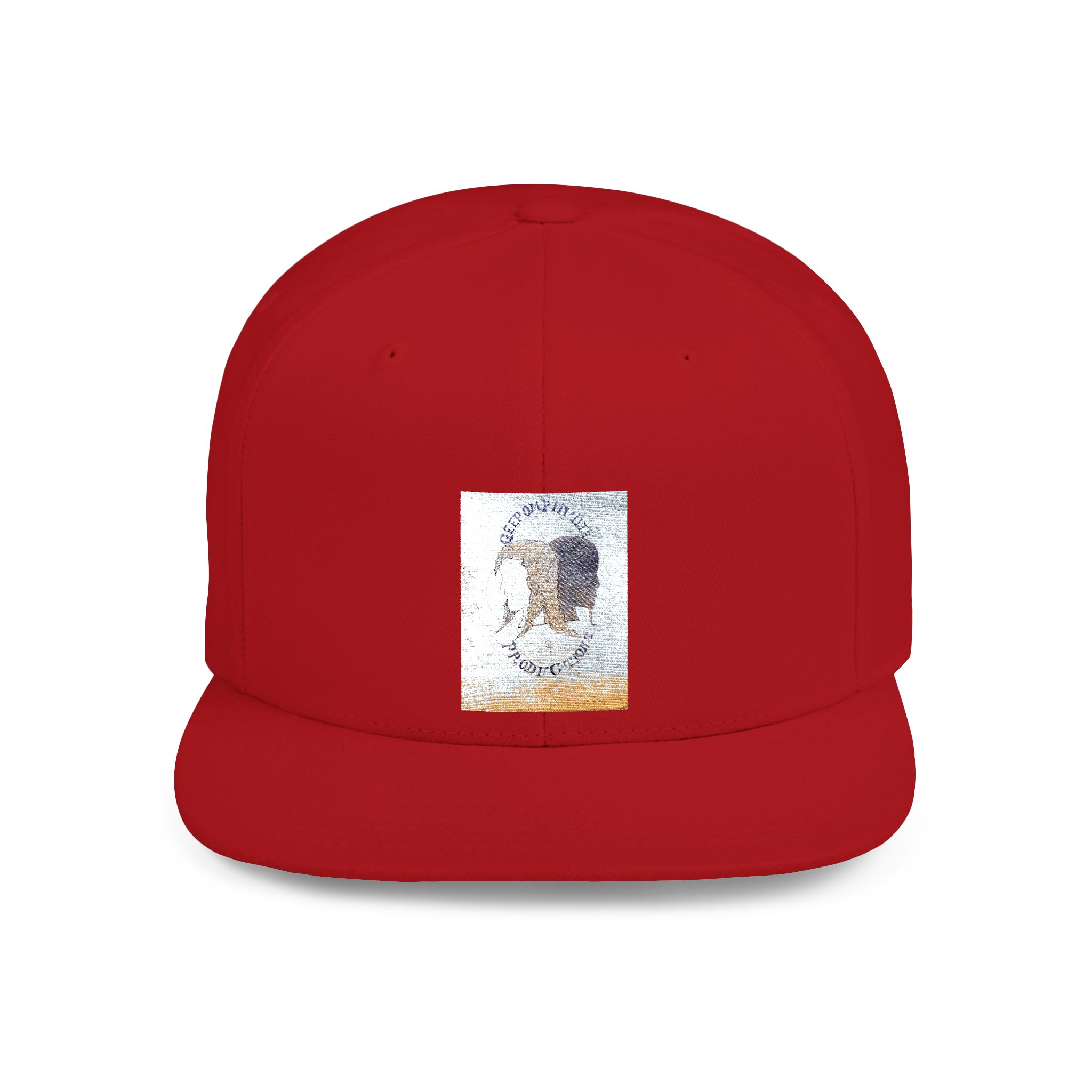 Snapback Hat — Abstract Ocean Wave Block Design - Image 29