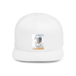 Snapback Hat — Abstract Ocean Wave Block Design