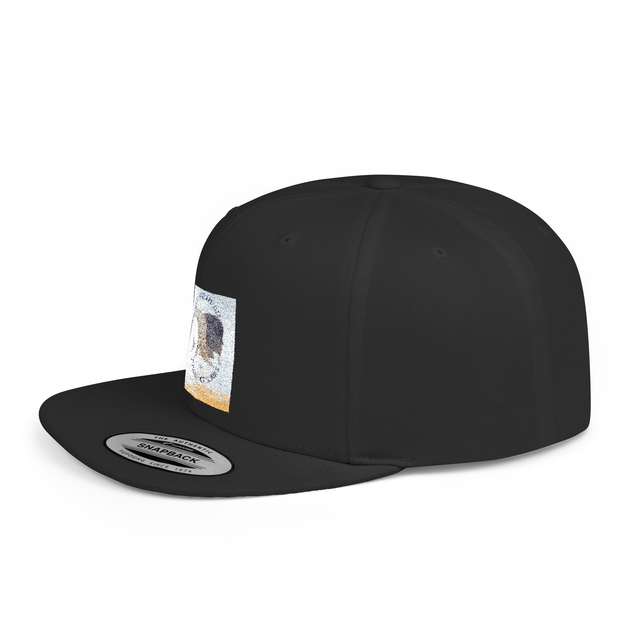 Snapback Hat — Abstract Ocean Wave Block Design - Image 19